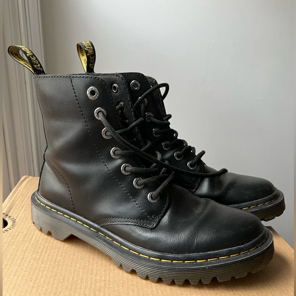 Black Dr. Marten Luana boots